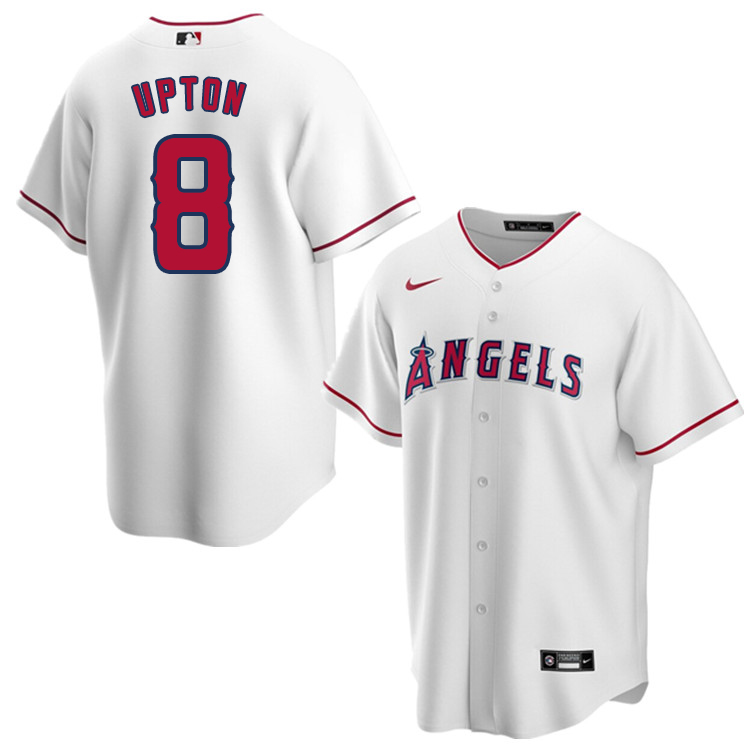 Nike Men #8 Justin Upton Los Angeles Angels Baseball Jerseys Sale-White